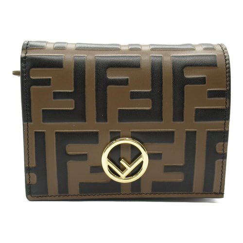 FENDI F Is Fendi Bi-fold wallet Bi-fold wallet Leather Brown