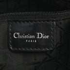 Dior Lady dior Large Handbag Canvas Patent leather Black White Houndstooth 2WAY
