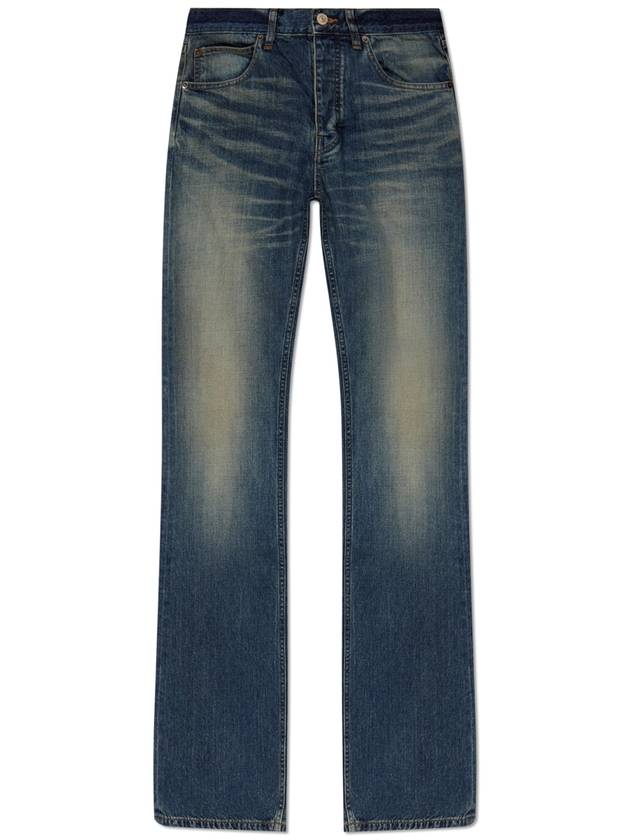 Balenciaga Balenciaga Jeans With Vintage Effect, Women's, Blue