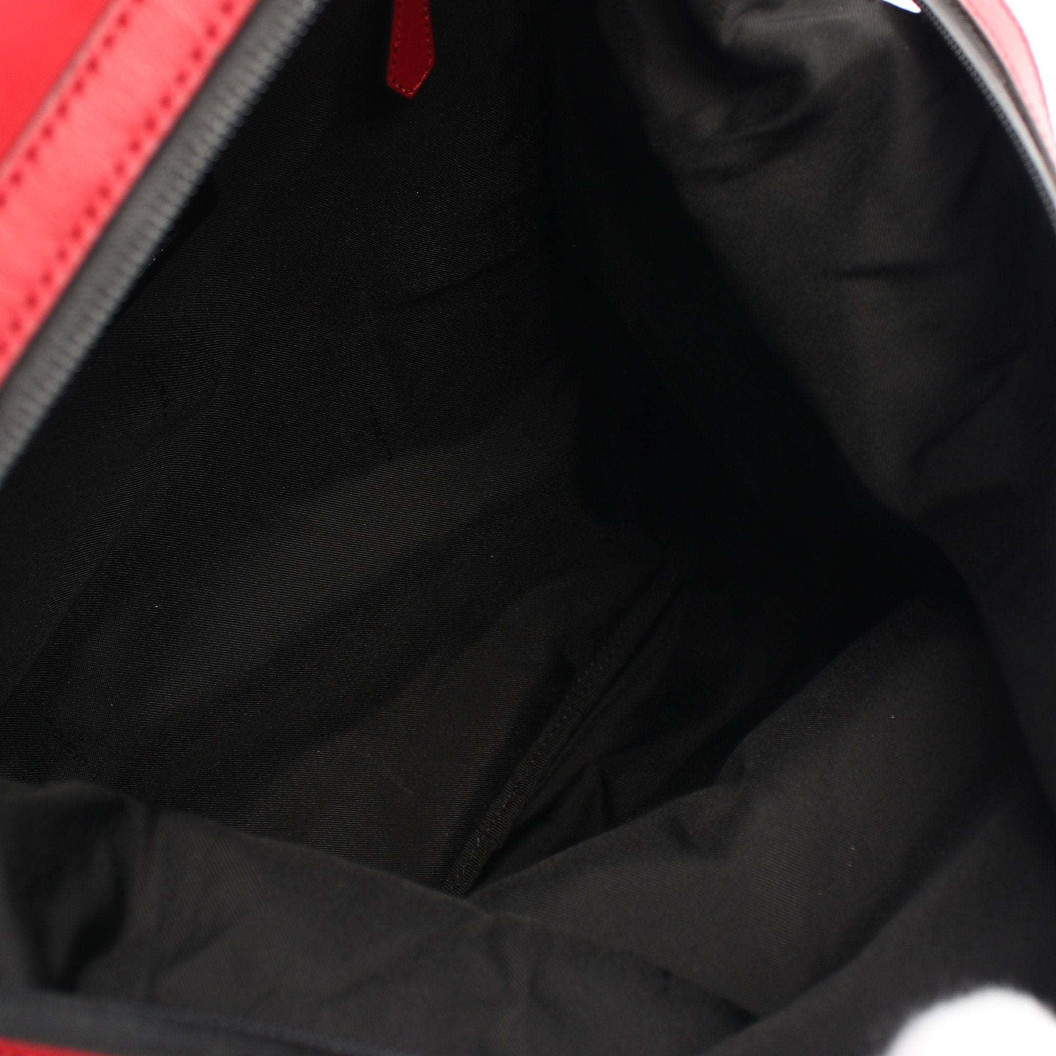 FENDI Vocabulary HOPE Backpack Rucksack Nylon Leather Red Yellow Light blue