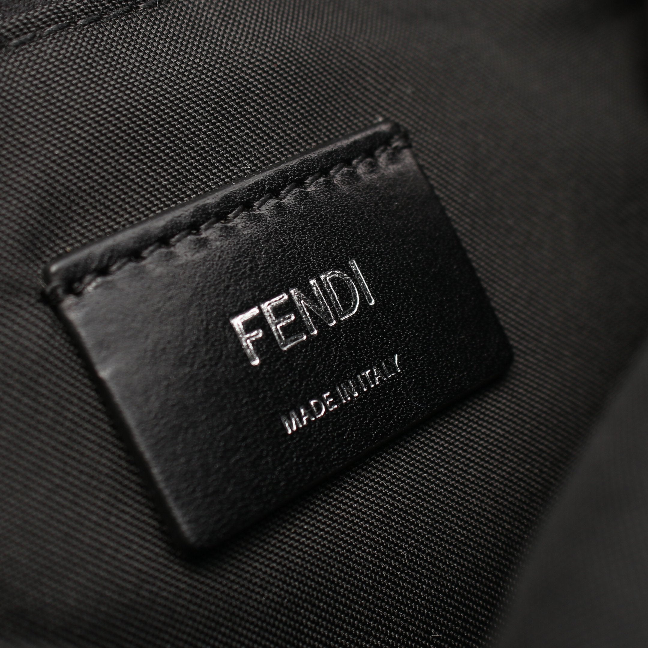 FENDI Vocabulary HOPE Backpack Rucksack Nylon Leather Red Yellow Light blue