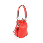 FENDI Mini Montresor Handbag Leather Red 2WAY