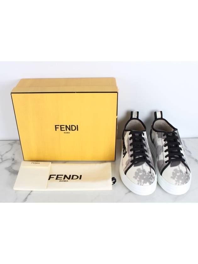 Fendi Floral Rise Minimalist Platform Sneakers 41 260