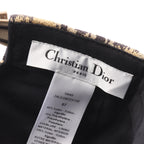 Dior Cap Leopard Fabric Beige Black