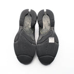 FENDI FASTER Sneakers Suede Fabric Black