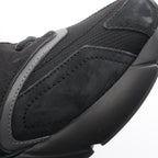 FENDI FASTER Sneakers Suede Fabric Black
