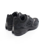 FENDI FASTER Sneakers Suede Fabric Black