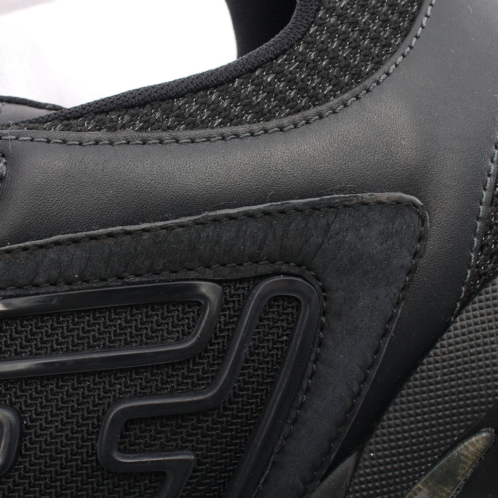 FENDI FASTER Sneakers Suede Fabric Black