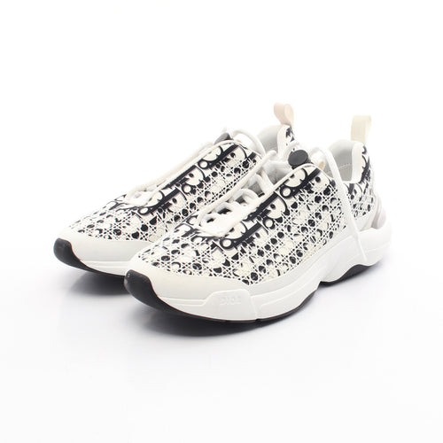 Dior Oblique Sneakers Fabric White Black Gray