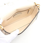 FENDI Mamma bucket Handbag Leather Light beige 2WAY