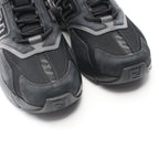 FENDI FASTER Sneakers Suede Fabric Black