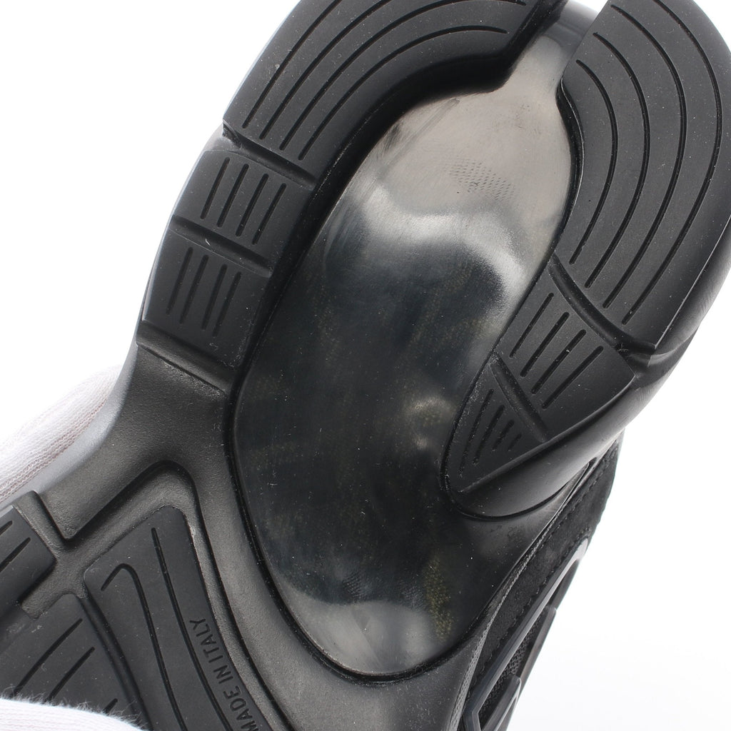 FENDI FASTER Sneakers Suede Fabric Black