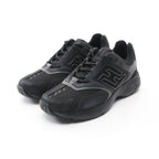 FENDI FASTER Sneakers Suede Fabric Black