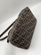 Fendi Mini Mamma Baguette in Brown Zucca Canvas