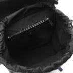 FENDI FF jacquard Drive Zucca Backpack Rucksack Fabric Leather Dark navy