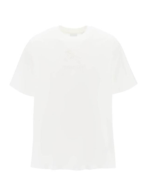 Burberry EKD Cotton Short Sleeve T-Shirt White