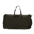FENDI Zucca Canvas Tote Bag Brown Black Gold96374