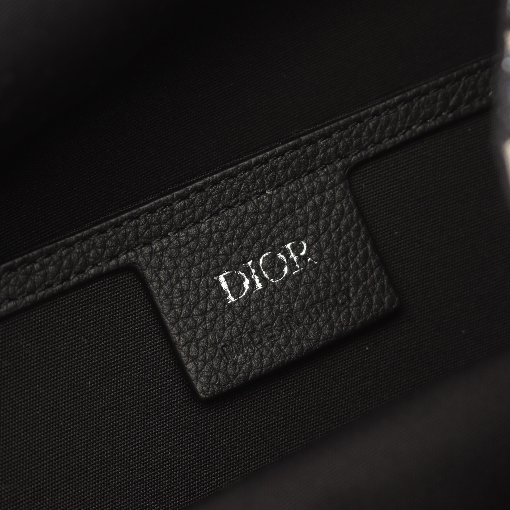 Dior MOTION Backpack Rucksack Canvas Leather Ivory Navy Black