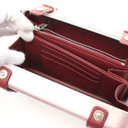 Dior Christian Dior * RIMOWA Personal Clutch bag Shoulder bag Aluminum Leather Pink Burgundy