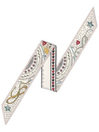 La Rue De La Fortune Taro Micha Silk Twill Muffler White Dior