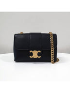 CELINE Victoire Mini Supple Calfskin Cross Bag Black
