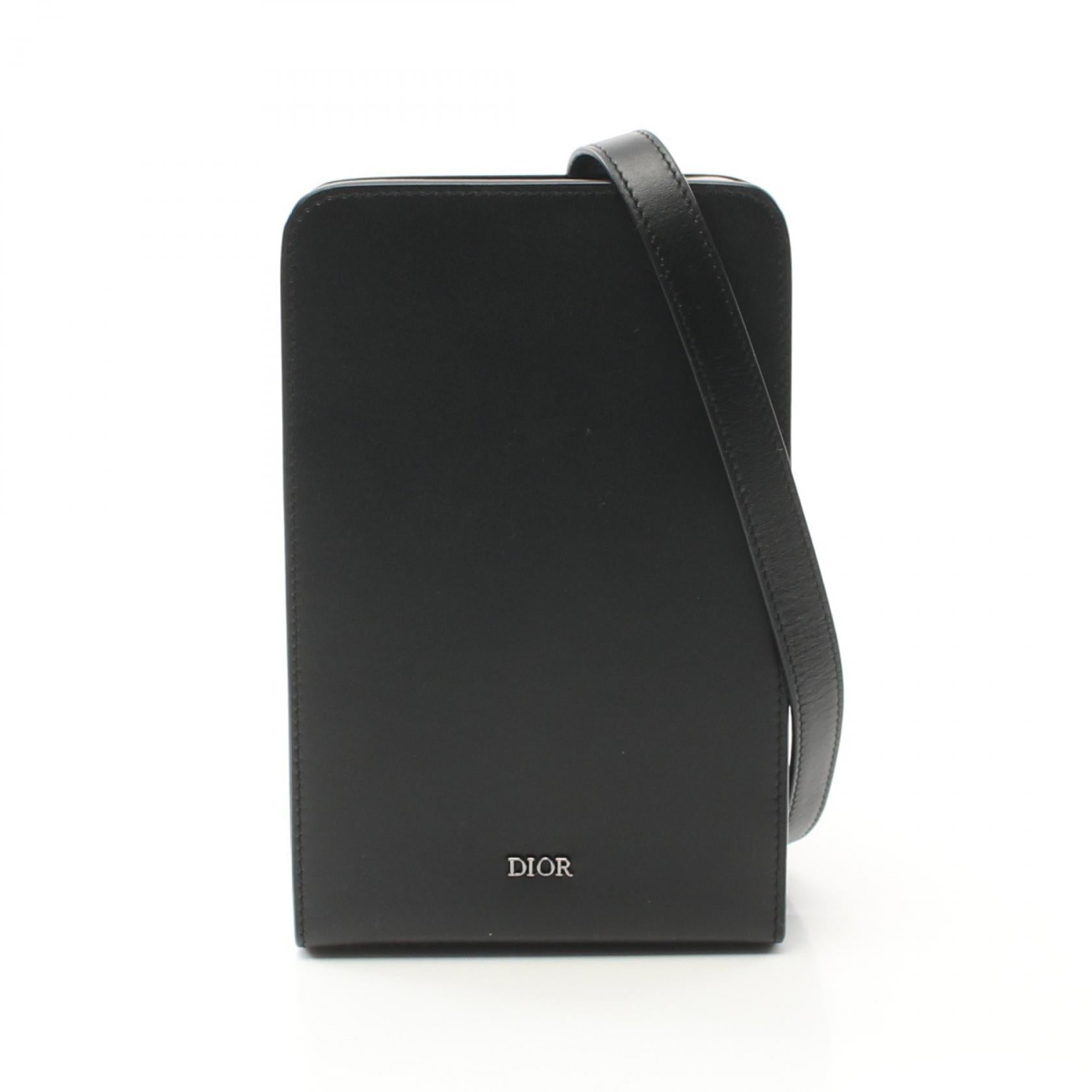 Dior Ultra Messenger Shoulder bag Leather Black
