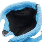 FENDI Backpack Rucksack Boa Fabric Blue