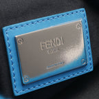 FENDI Backpack Rucksack Boa Fabric Blue