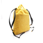 FENDI Backpack Rucksack Boa Fabric Yellow