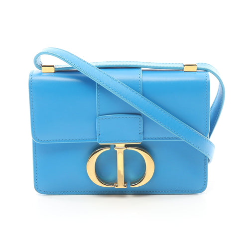 Dior 30 MONTAIGNE MICRO Montaigne Shoulder bag Leather Blue