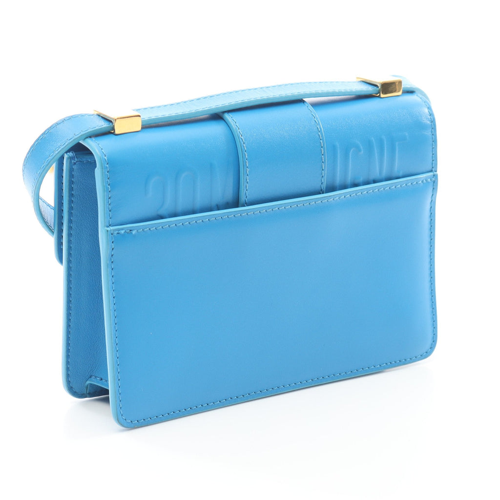 Dior 30 MONTAIGNE MICRO Montaigne Shoulder bag Leather Blue