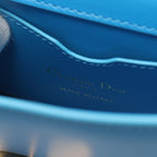 Dior 30 MONTAIGNE MICRO Montaigne Shoulder bag Leather Blue