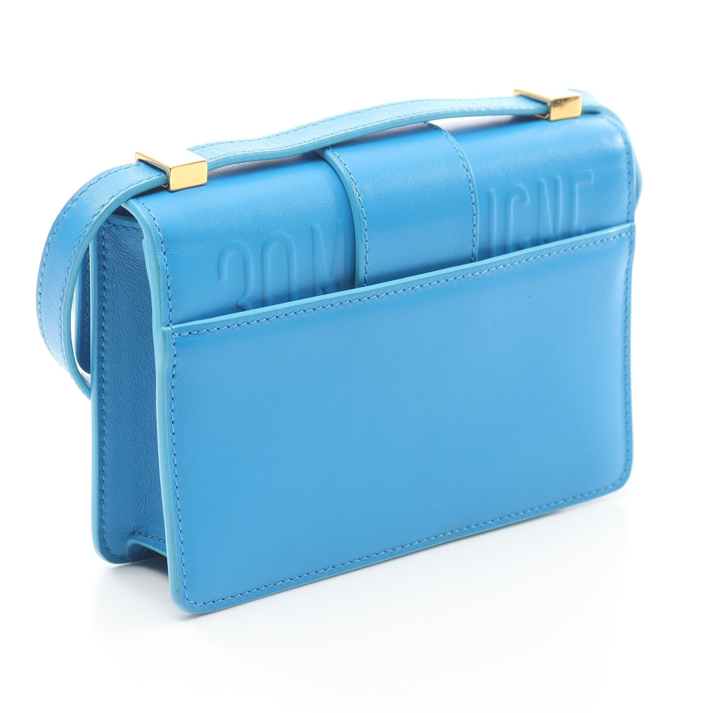 Dior 30 MONTAIGNE MICRO Montaigne Shoulder bag Leather Blue
