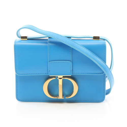 Dior 30 MONTAIGNE MICRO Montaigne Shoulder bag Leather Blue