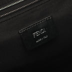 FENDI FF jacquard Drive Zucca Backpack Rucksack Leather Fabric Navy