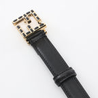 FENDI FF Belt Leather Black
