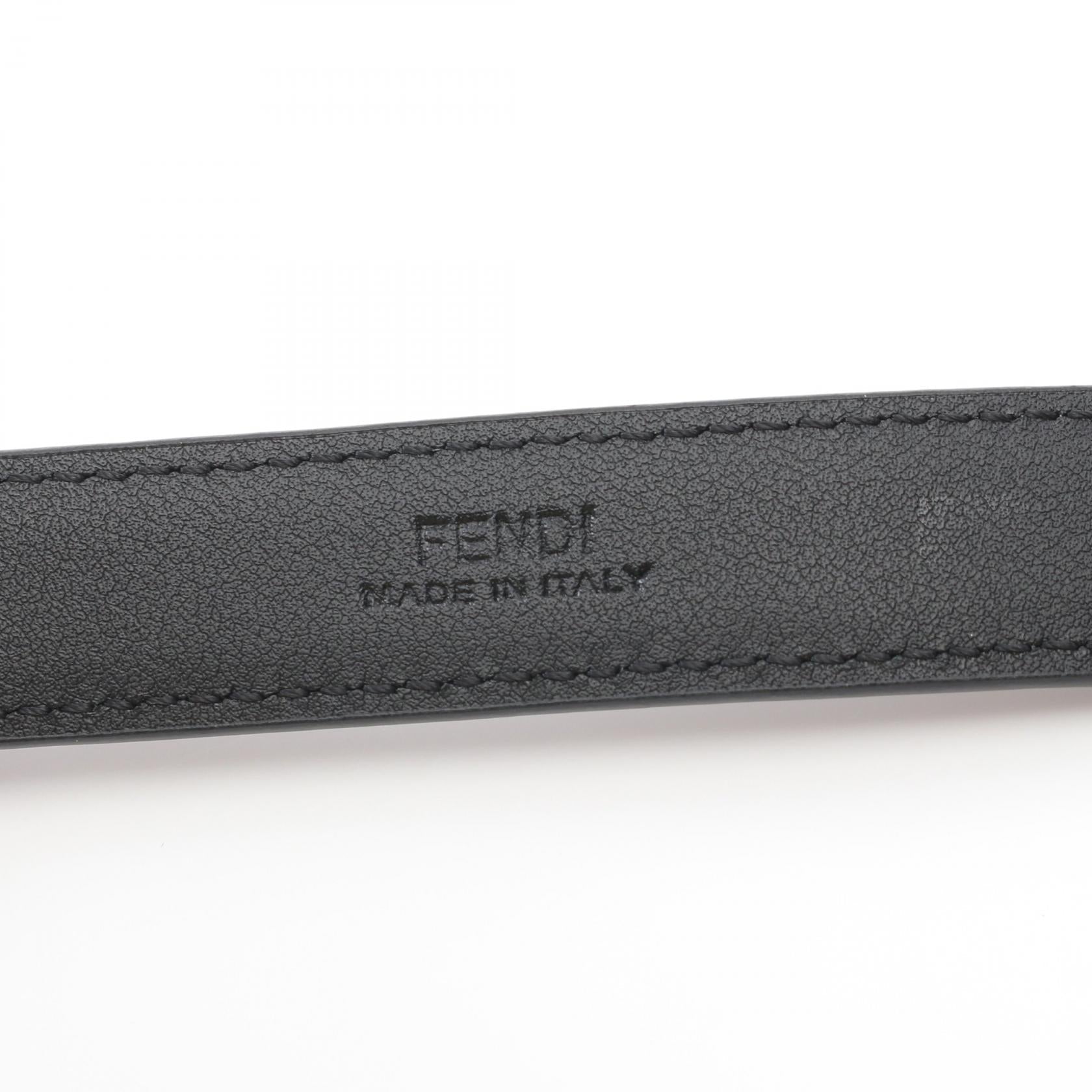 FENDI FF Belt Leather Black