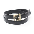 FENDI FF Belt Leather Black