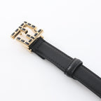FENDI FF Belt Leather Black