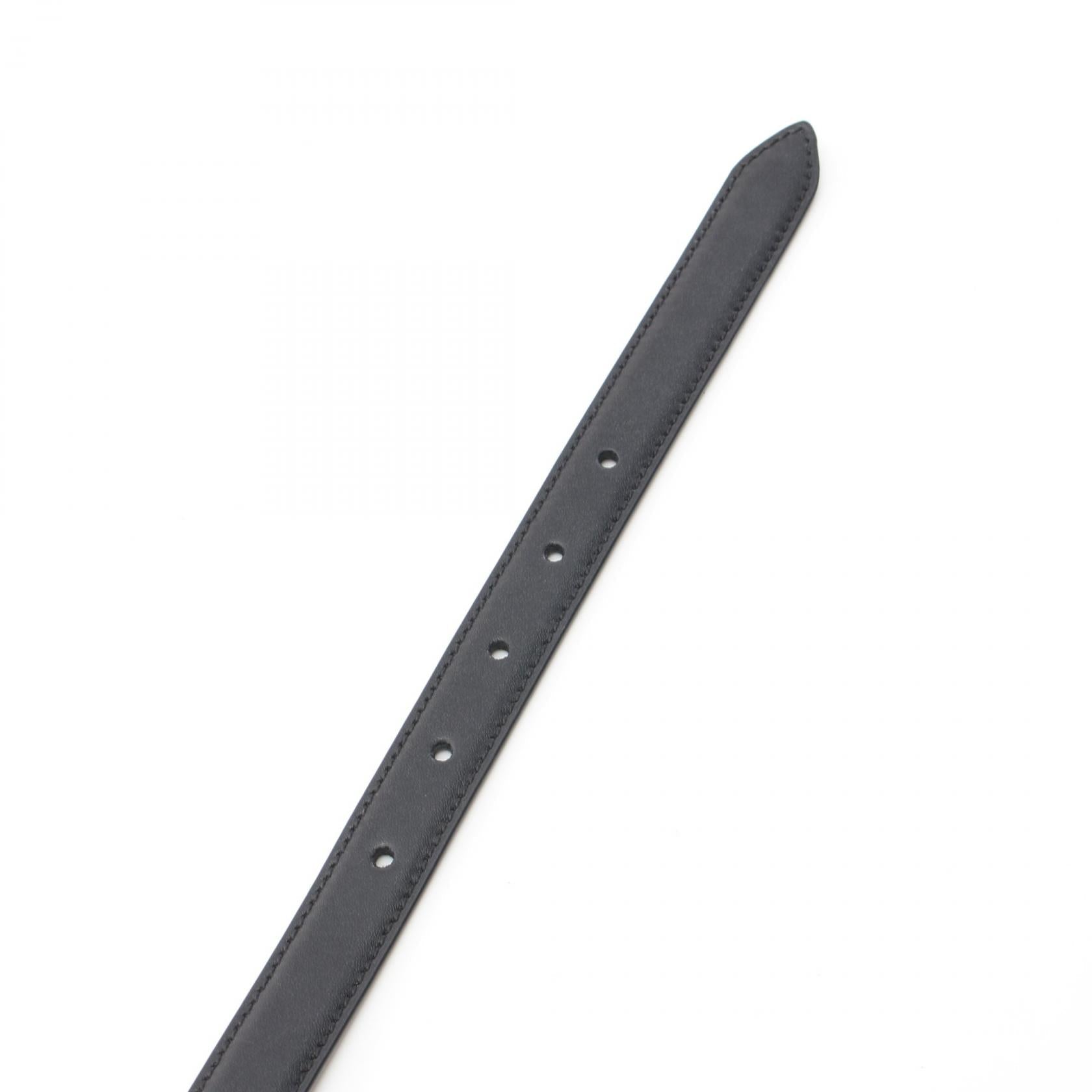 FENDI FF Belt Leather Black