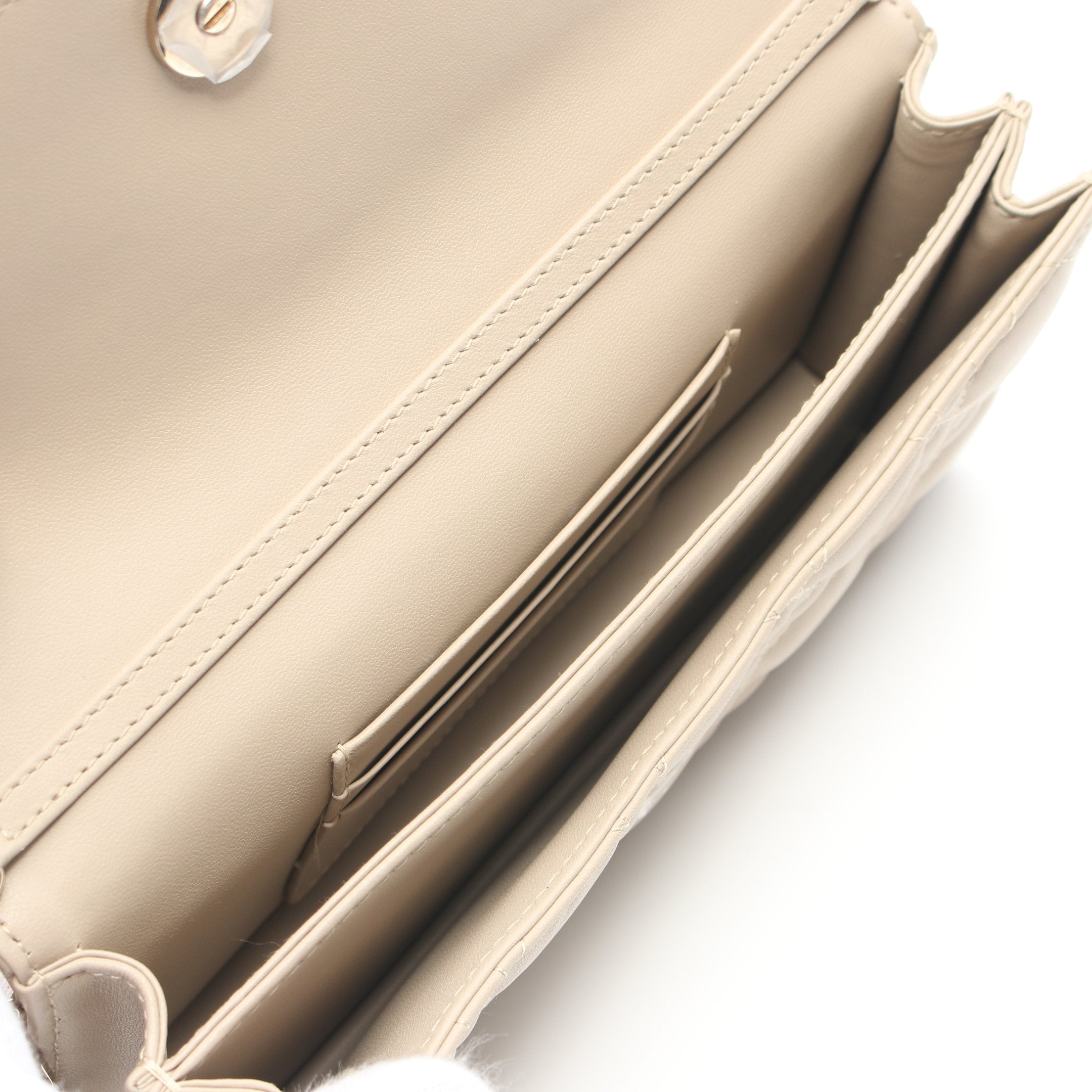 Dior MISS DIOR Mini bag Canage Handbag Leather Beige