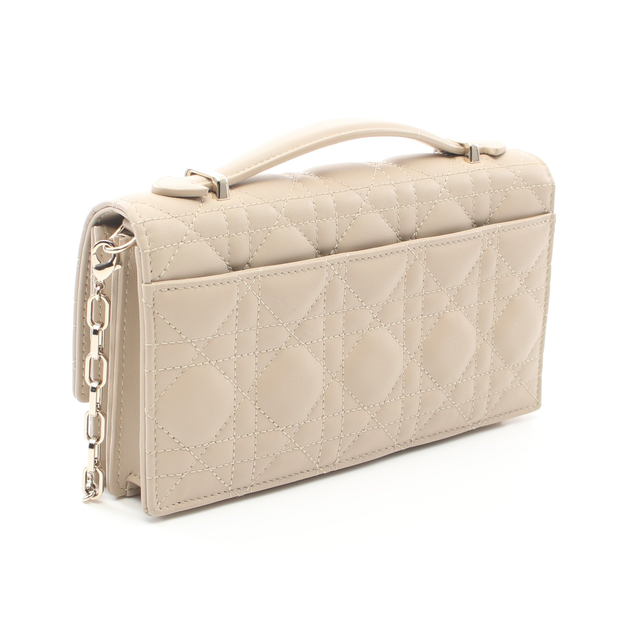 Dior MISS DIOR Mini bag Canage Handbag Leather Beige
