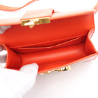 Dior 30 Montaigne Micro Shoulder bag Leather Orange