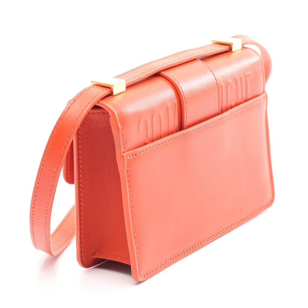Dior 30 Montaigne Micro Shoulder bag Leather Orange