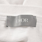 Dior DIOR * DENIM TEARS T-shirt Crew neck Embroidery Cotton White Multicolor