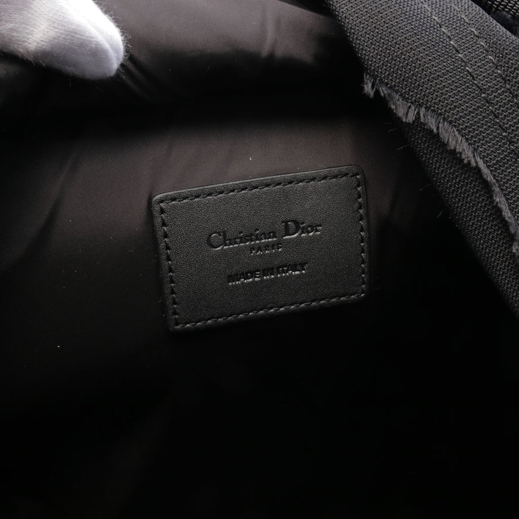 Dior Backpack Rucksack Canvas Black