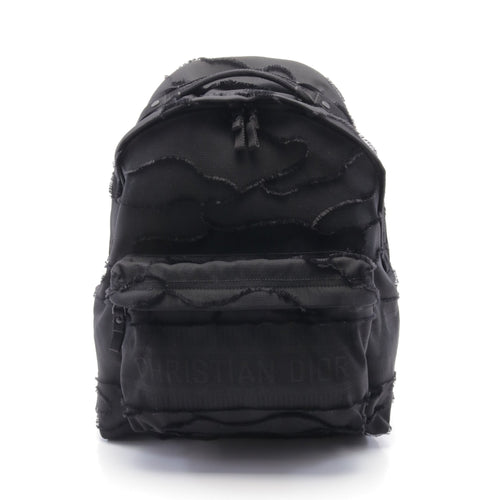 Dior Backpack Rucksack Canvas Black
