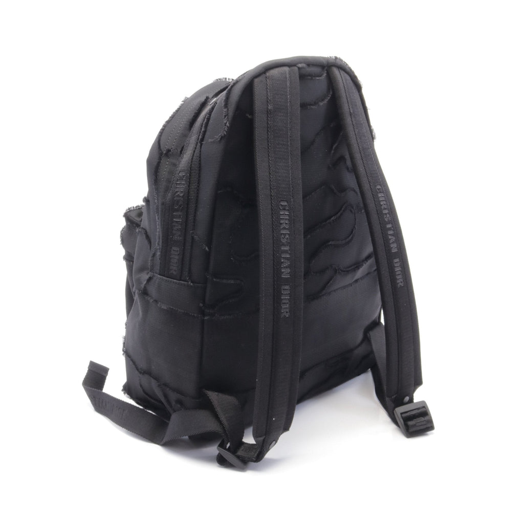 Dior Backpack Rucksack Canvas Black
