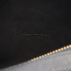 Dior Karo Double Pouch Shoulder bag Leather Black