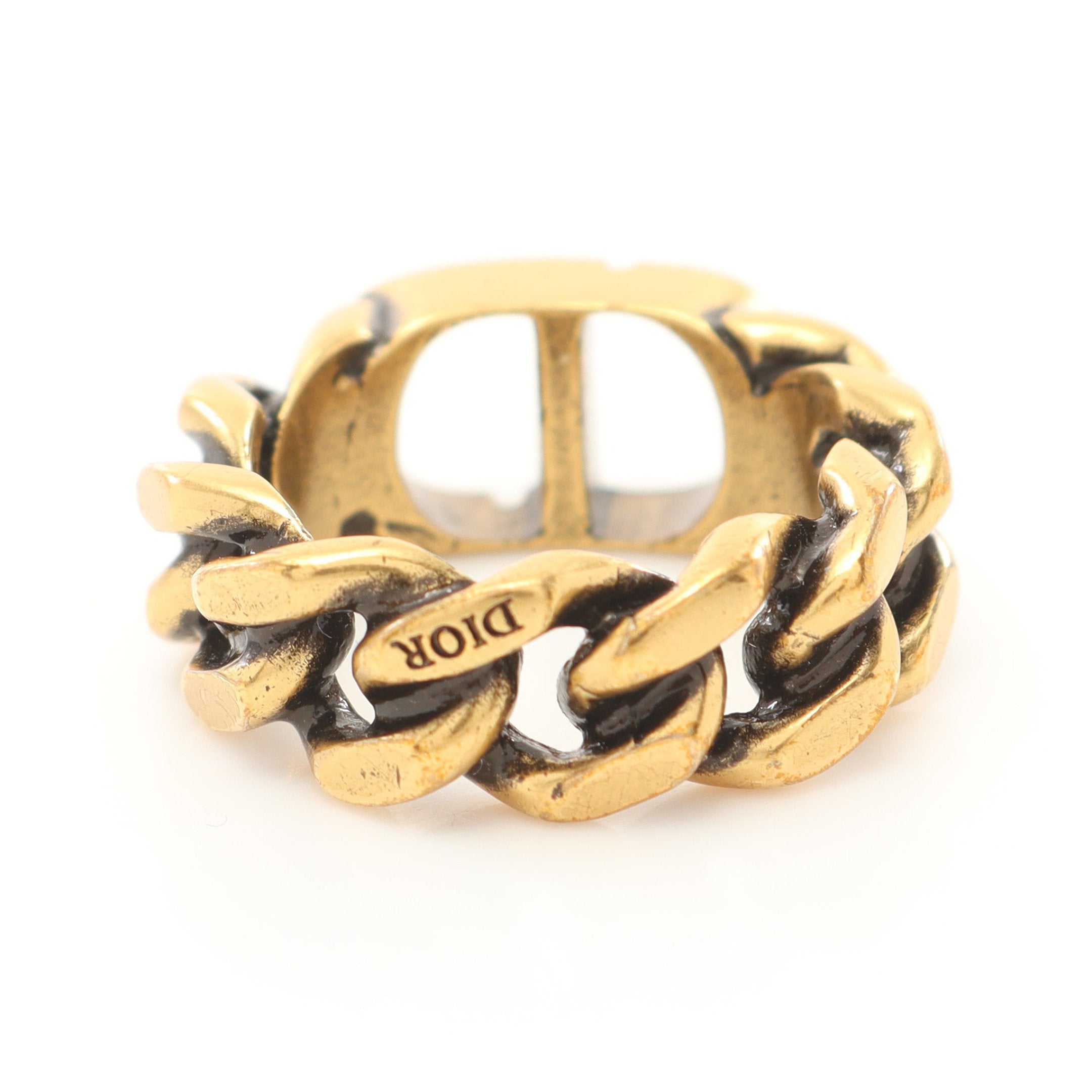 Dior CD logo Ring Ring GP Gold